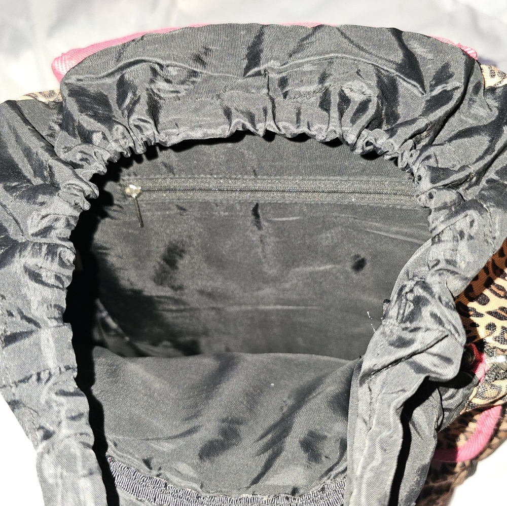 Small Leopard Print Backpack. - Picture 5 of 6